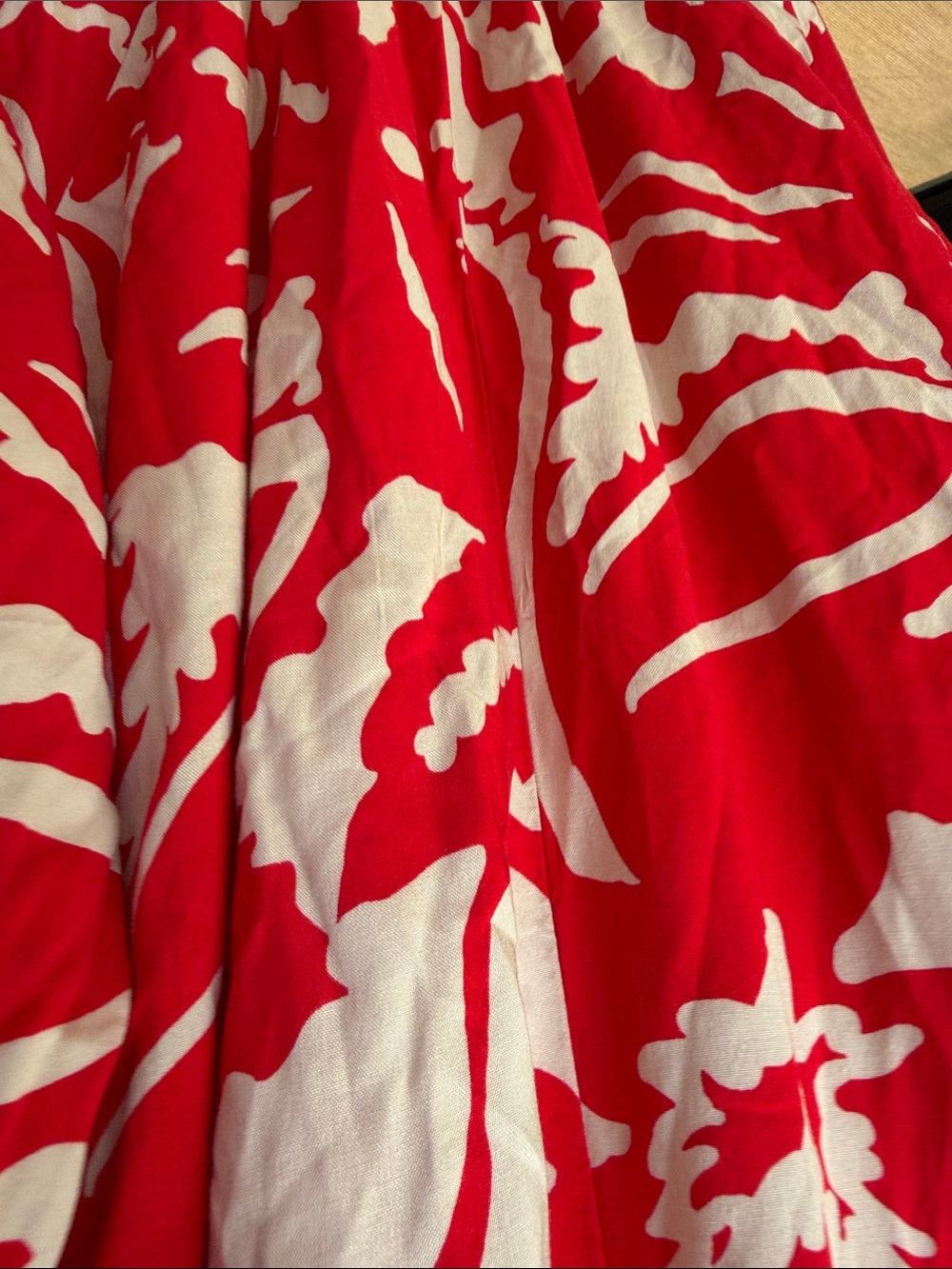 H&M Red and Cream Floral Maxi Dress - Picture 6 of 6
